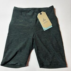 PrAna Forest Green Workout Shorts NWT